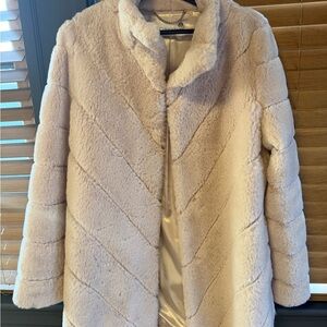 Calvin Klein Faux Fur Coat